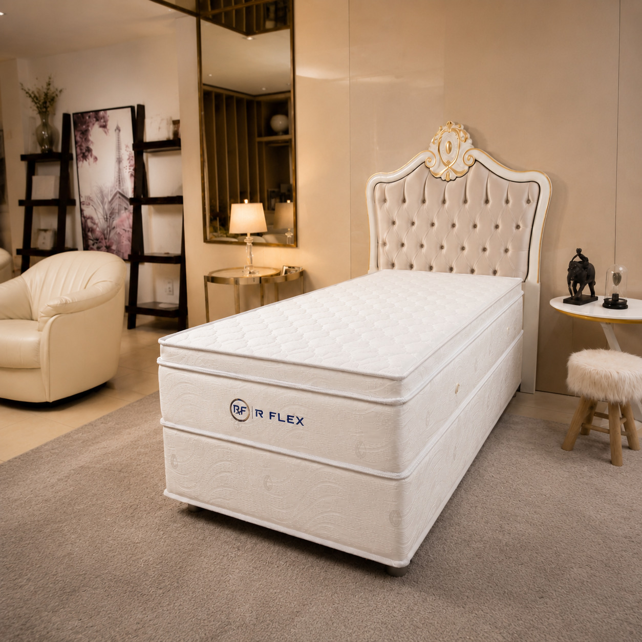 Modelo R FLEX Solteiro branco